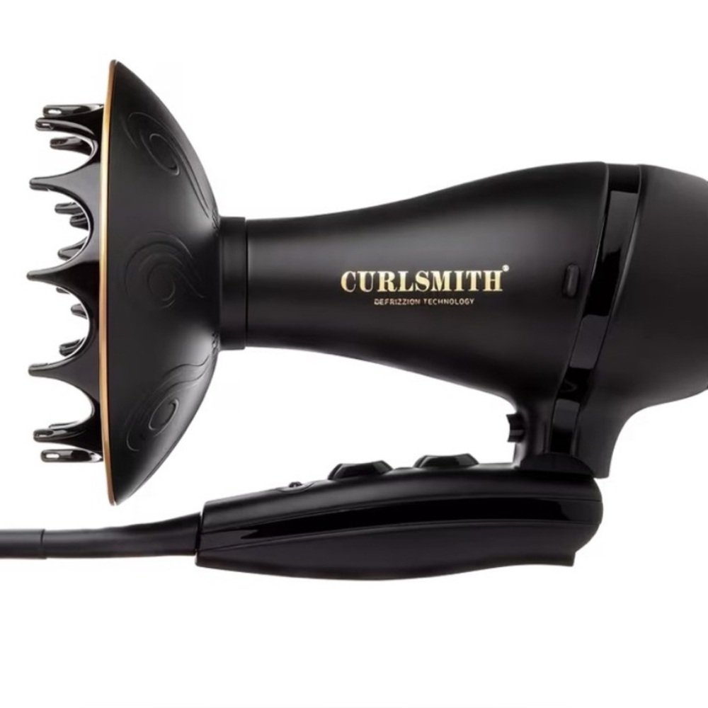 CURLSMITH travel diffuser hairdryer, dual voltage
